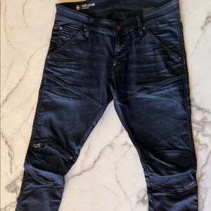 5620 3D ZIP KNEE SUPER SLIM JEANS